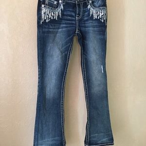 MissMe jeans size 28 signature boot